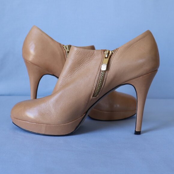Vince Camuto Tan Platform Booties - Picture 6 of 14